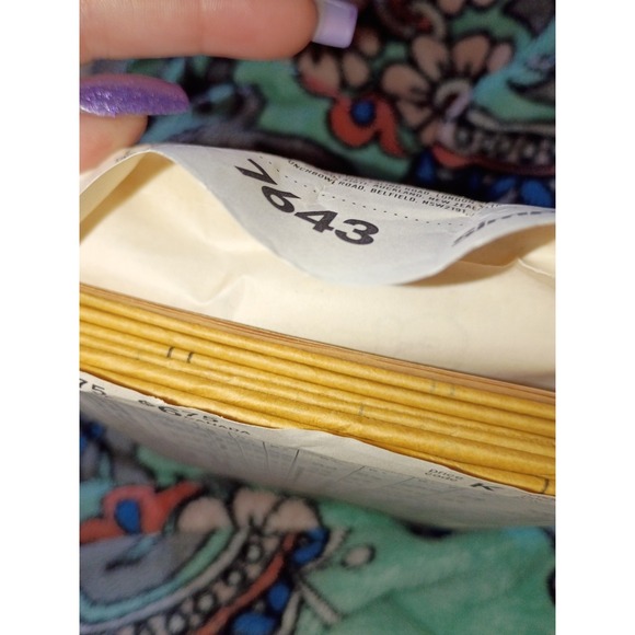 Simplicity #7643 Nightgown And Robe Large Uncut Pattern - Picture 4 of 4